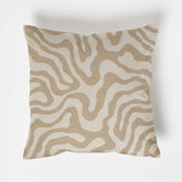 Ecru wiggle throw cushion, scatter cushions
