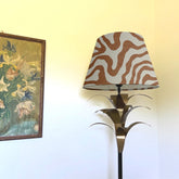Sandstone Wiggle Textured Steep Empire Lampshade | Handmade Ceiling Light Shade | UK