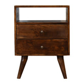 Classic Chestnut Bedside Table