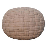 Tube Pouffe Cream Footstool