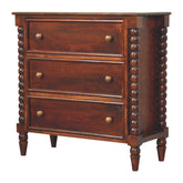 Barclay 3-Drawer Chest of Drawers | Oak Linen