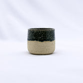 Bluvio Handmade Ceramic Milled Stoneware Espresso Mug
