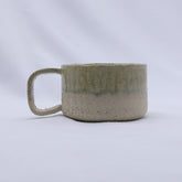 Bianca Grande Handmade Milled Stoneware Big Ceramic Mug