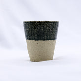 Blunero Quadra Milled Stoneware Tall Handmade Ceramic Cup