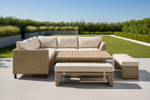 Sampora Outdoor Corner Sofa - Table and Benches