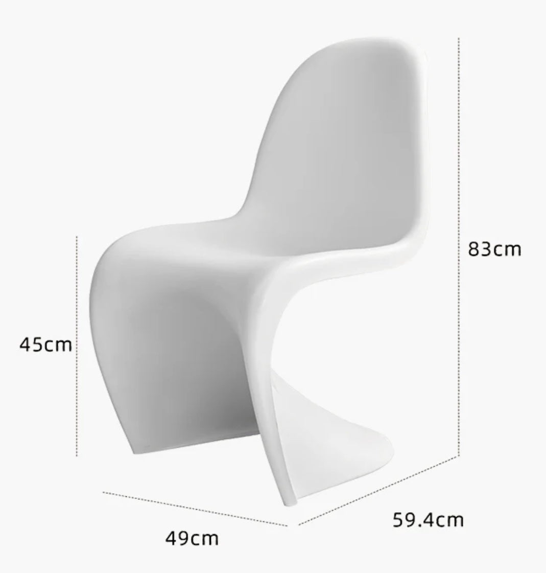Panton Curved Dining Chair