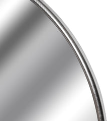 Silver Metal Large Mirror - 125cm Diameter