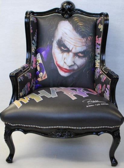 Joker Dark Knight Chair by Paul Karslake - Ltd Edition