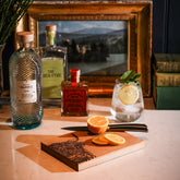 Highland Cow Oak Bar Board