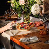 Love Heart Oak Serving Board