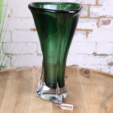 Kesira Luxury Tall Green Glass Vase