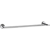 Smedbo Loft Polished Chrome 65.5 cm Double Towel Rail LK3364
