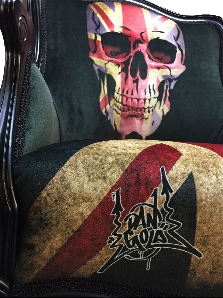 Union Skull Arm Chair by Dan Gold