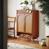 Levy Shoe Storage, Rattan