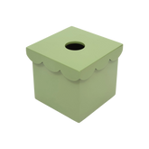 The Isabella Tissue Box in Green