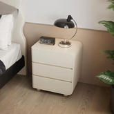 Meg Bedside Table, Cream