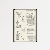 Old Fashioned Recipe - A5 Print