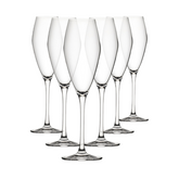 Seine Glass Flutes - 260ml - Set of 6
