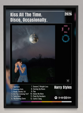Kiss All The Time. Disco Occasionally - Harry Styles Inspired Album Poster