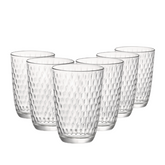 Bormioli Rocco Slot Highball Water Glasses - 390ml - Set of 6