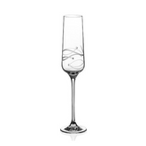 Diamante "Just For You" Champagne Flute with Spiral Cut - In Gift Box