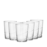 Bormioli Rocco Swirl Maxi Glasses - Set of 6