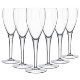 Luigi Bormioli Champagne Flutes - 160ml - Set of 6