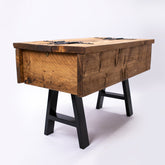 Coffee Chest Storage - Wooden Blanket Box with Storage