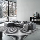 Zavia Two Seater, Three Seater Sofa, Linen