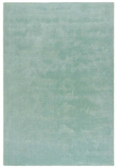 Hush Solid Aqua Luxury Rug