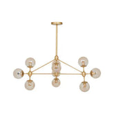 Abira Gold 10 Arm Pendant Light - Lighting