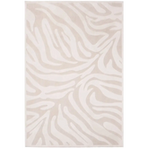 Abstract Geometric Rug – Cream Shades - 80X150 cm / Abstract - Rugs