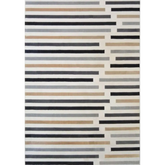 Abstract Multicolour Stripe Rug | R469A - 80X150 cm - Rugs