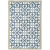 Abstract Washable Mat and Runner - My Harlequin Tile Blue / 50X75 cm - Doormat