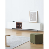 Acacia TV Stand White