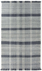 Highland Navy Checkered Rug