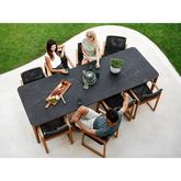 Aisulu Outdoor Dining Set 2 or 6 Seater - outdoor table and chairs