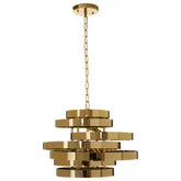 Alana 4 Bulb Gold Finish Pendant Light - Lighting