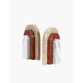 Alexis Stone Bookends Marble