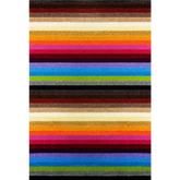 Alya Striped Multicolour Rugs | 117M - 140X200 cm - Rugs