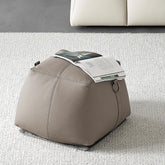 Amara Large Foot Stool - Light Grey
