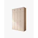 Andersson Tall Wooden Wardrobe Cream