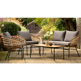 Antigua Lounge Set - outdoor table and chairs