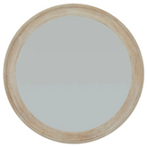 Antique White Washed Mirror - 120 cm Diameter - Mirrors