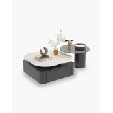 Aroma Flower Nesting Coffee Table, White Top| DC Concept