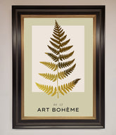 Art Boheme Leaf Foil Print