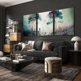 Art Wall Living Room | Set of 3 wall art prints - Wall art Prints