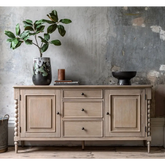 Artisan 7 Drawer Chest Unit - Lime Oak - sideboard