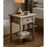 Artisan Bedside Table - Lime Wash Oak - bedside table