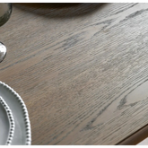 Artisan Oak Dining Table Extendable - Cream - Dining table
